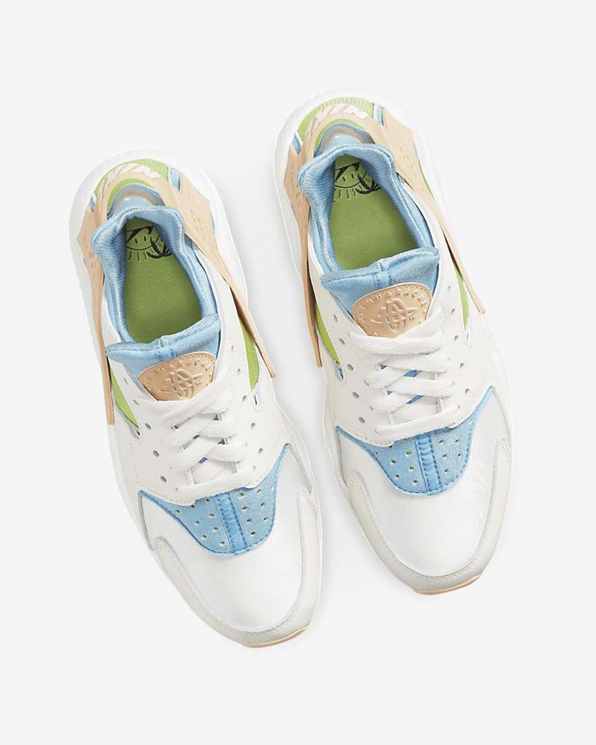 Zapatillas Nike Air Huarache SE Mujer Azules Verde Naranjas | AR1120