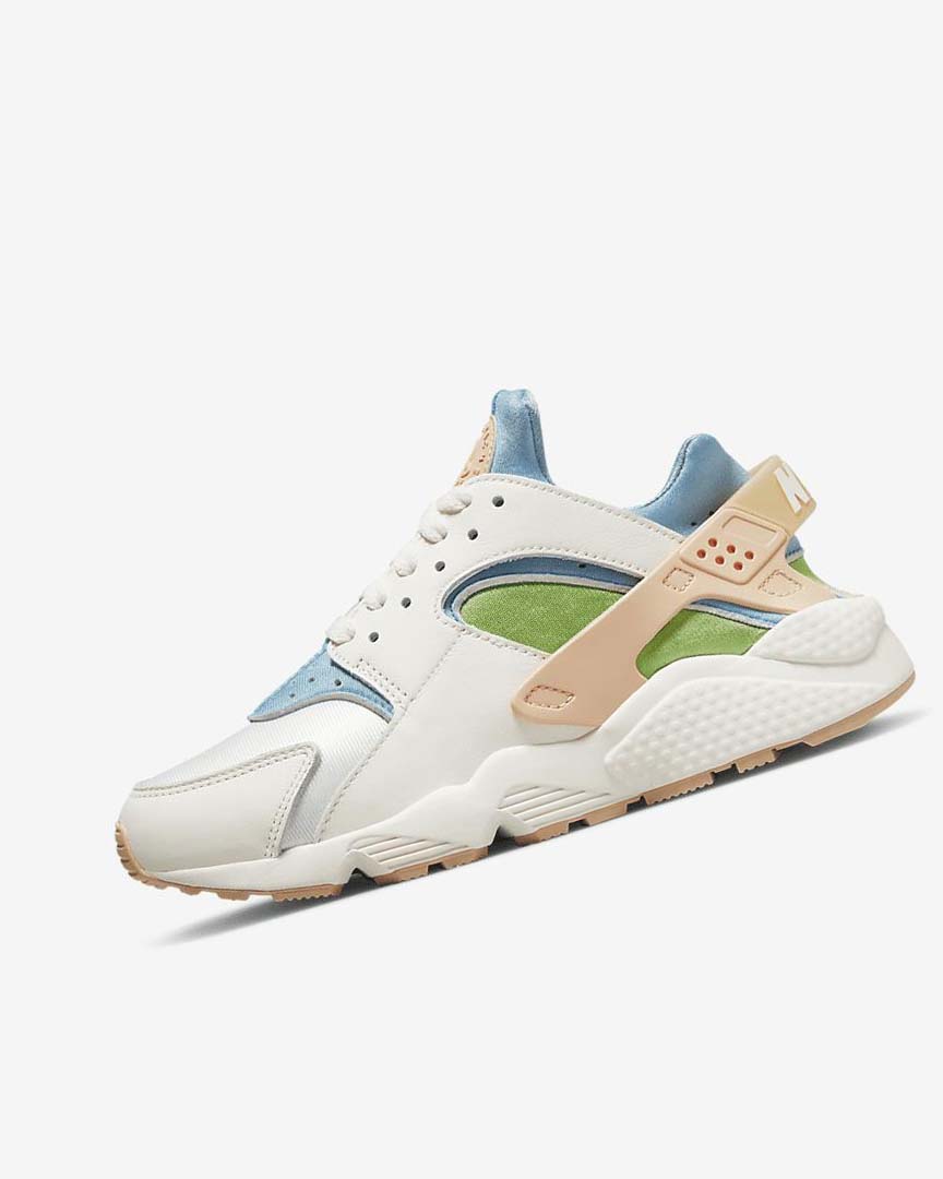 Zapatillas Nike Air Huarache SE Mujer Azules Verde Naranjas | AR1120