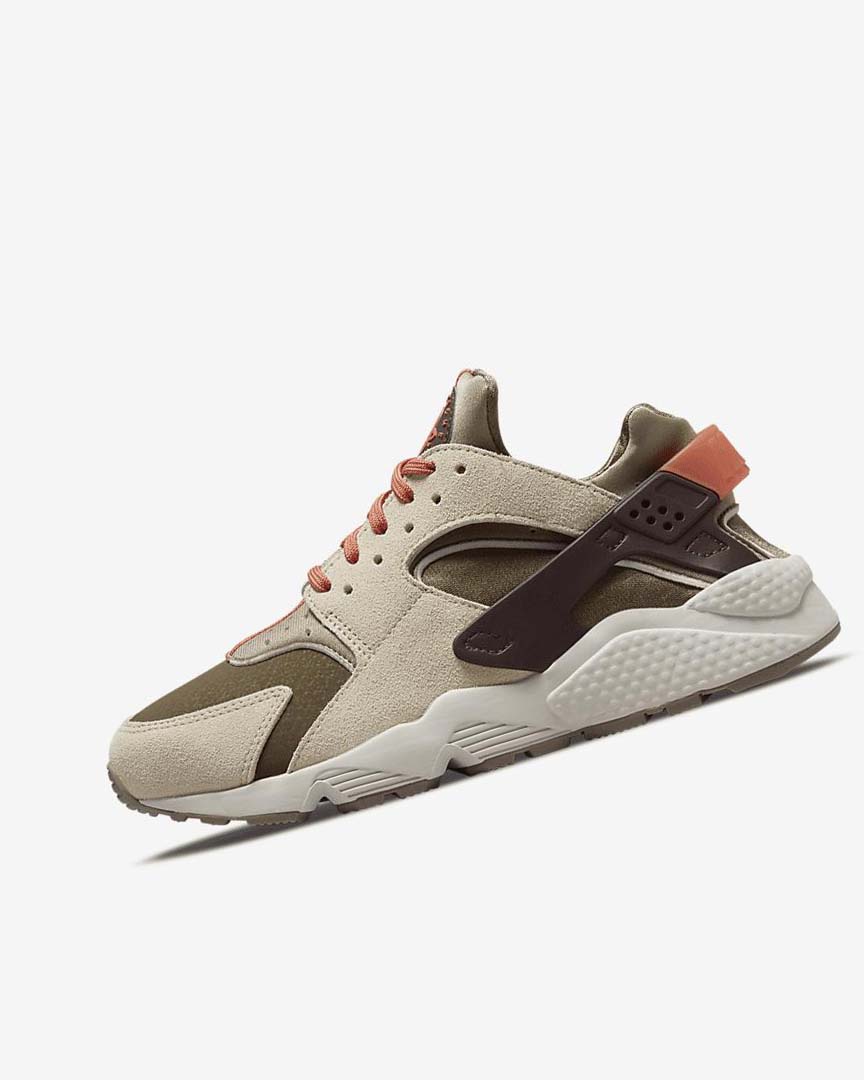 Zapatillas Nike Air Huarache SP Mujer Kaki Burdeos | AR2490