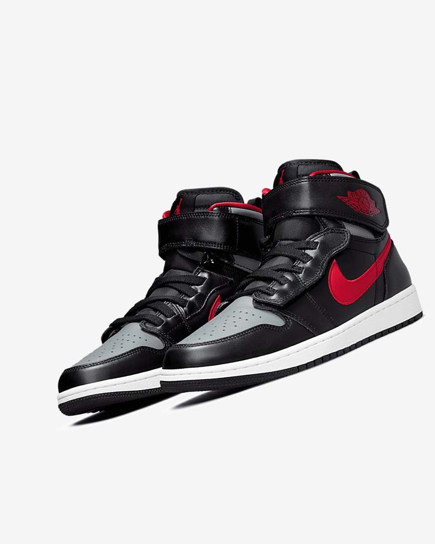 Zapatillas Nike Air Jordan 1 Hi FlyEase Hombre Negras Gris Blancas Rojas | AR4987