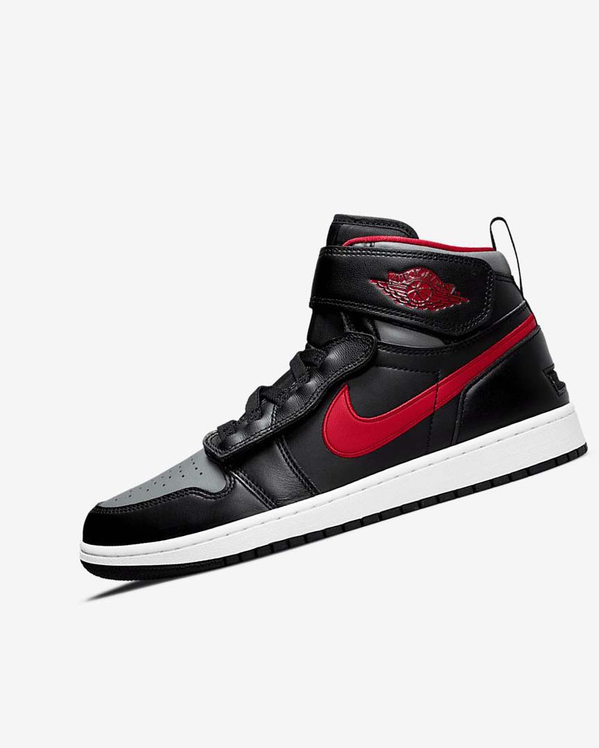 Zapatillas Nike Air Jordan 1 Hi FlyEase Hombre Negras Gris Blancas Rojas | AR4987