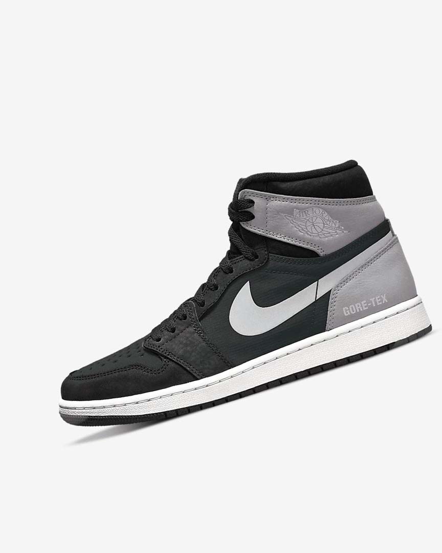 Zapatillas Nike Air Jordan 1 Hombre Negras Gris Rojas | AR2430