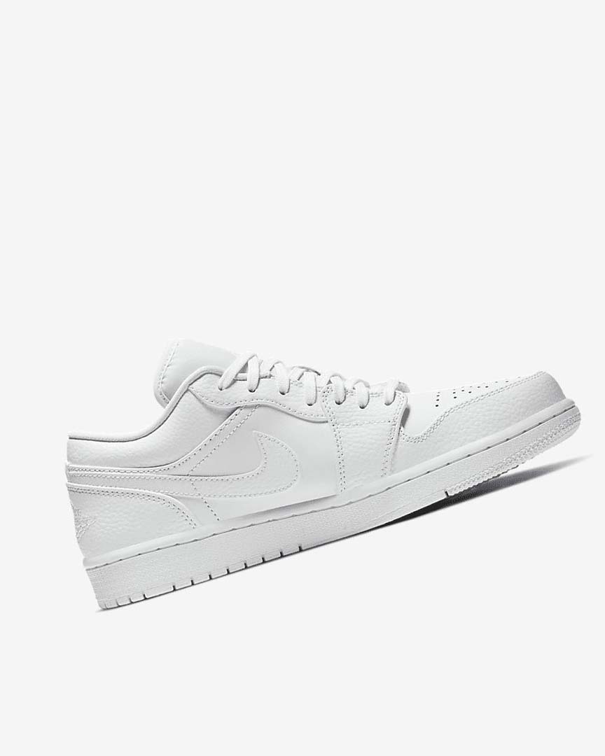 Zapatillas Nike Air Jordan 1 Low Hombre Blancas Blancas Blancas | AR1130