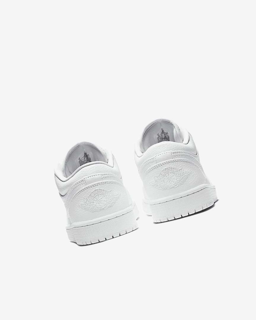 Zapatillas Nike Air Jordan 1 Low Hombre Blancas Blancas Blancas | AR1130