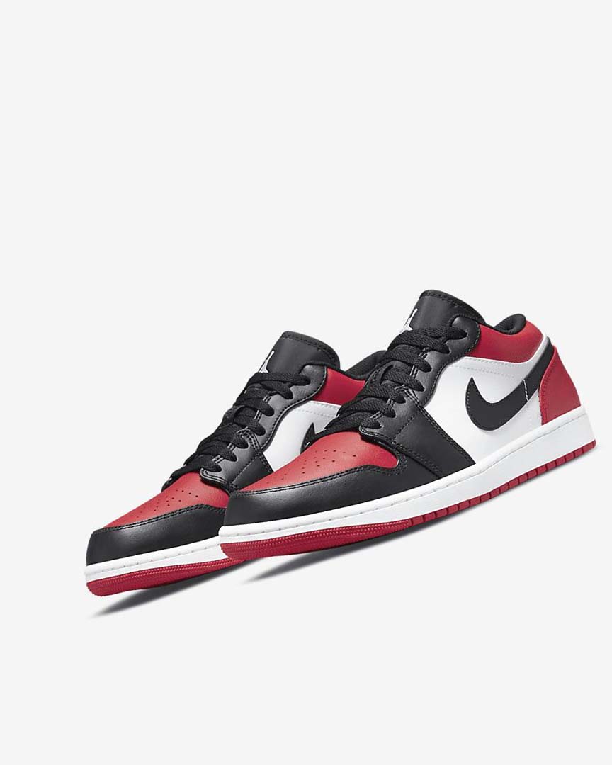 Zapatillas Nike Air Jordan 1 Low Hombre Rojas Negras Blancas | AR5344