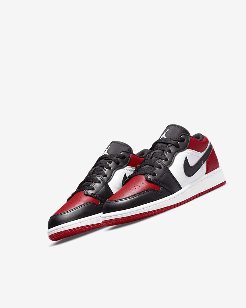 Zapatillas Nike Air Jordan 1 Low Niño Rojas Negras Blancas | AR3034