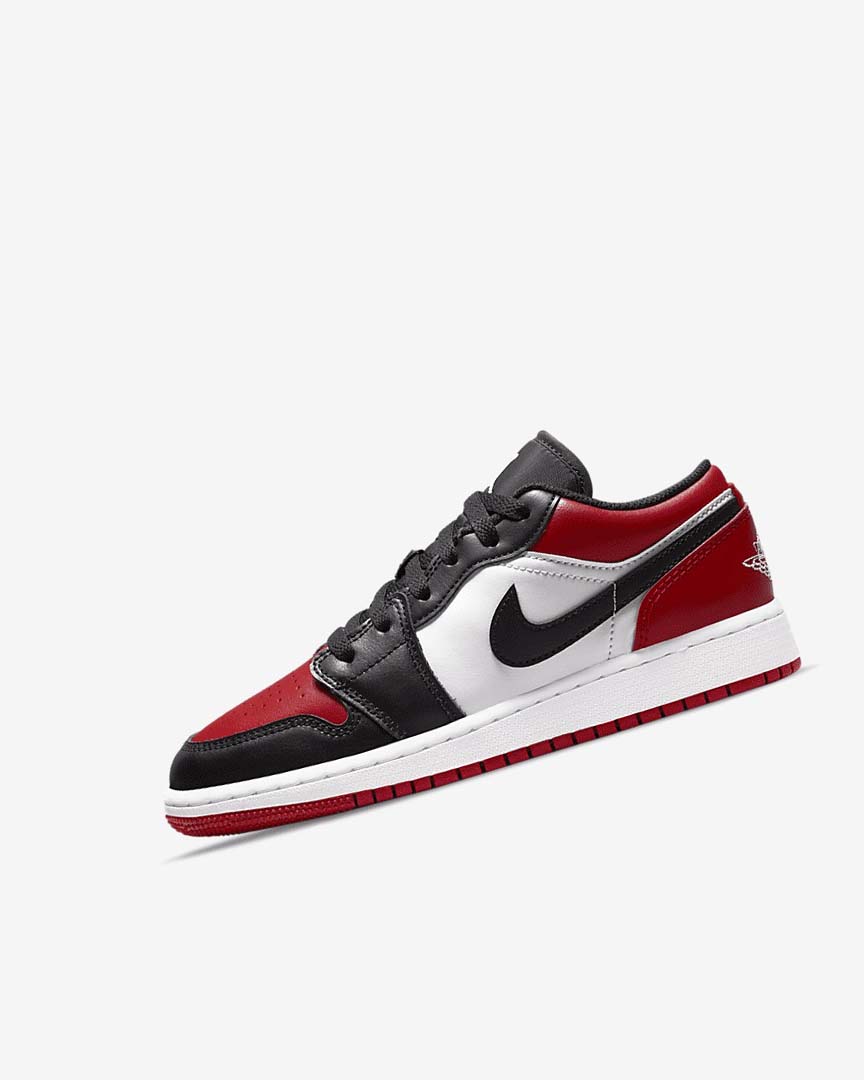 Zapatillas Nike Air Jordan 1 Low Niño Rojas Negras Blancas | AR3034