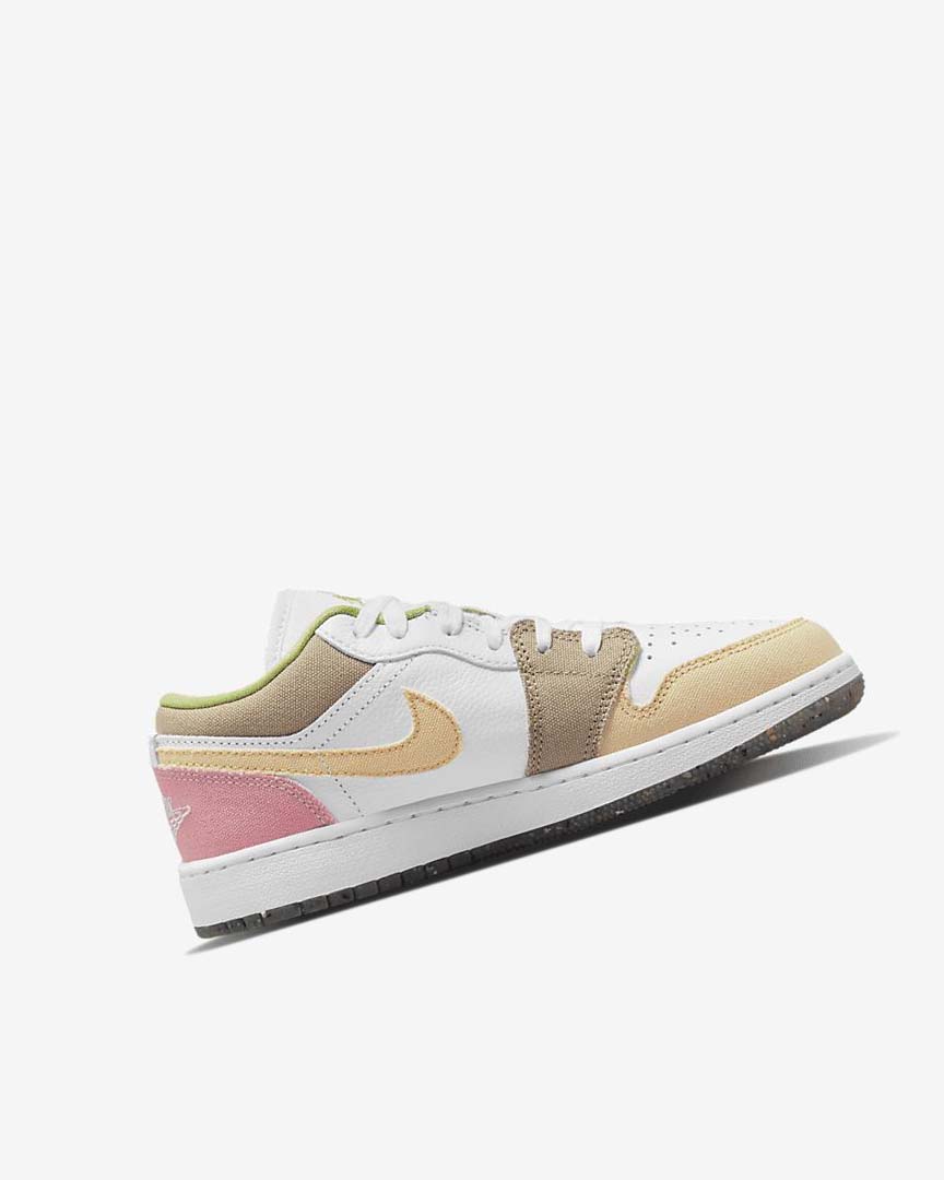 Zapatillas Nike Air Jordan 1 Low SE Niña Blancas Blancas Verde | AR5239