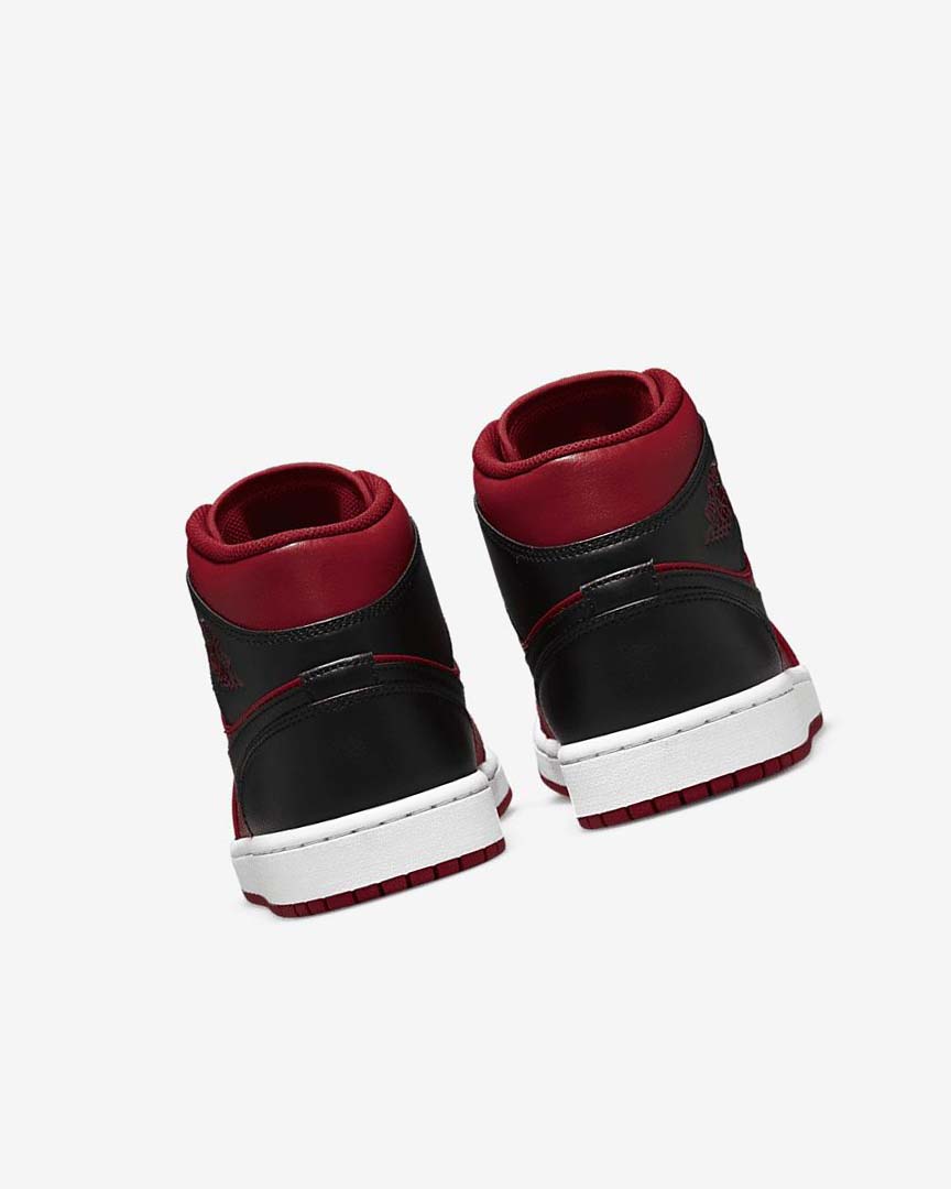 Zapatillas Nike Air Jordan 1 Mid Hombre Rojas Blancas Negras | AR5439