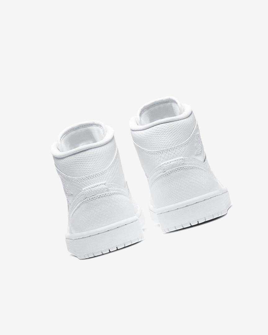 Zapatillas Nike Air Jordan 1 Mid Mujer Blancas Blancas | AR5214