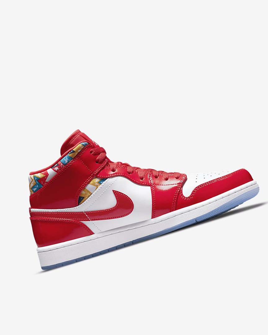 Zapatillas Nike Air Jordan 1 Mid SE Hombre Rojas Azul Marino Blancas | AR2444