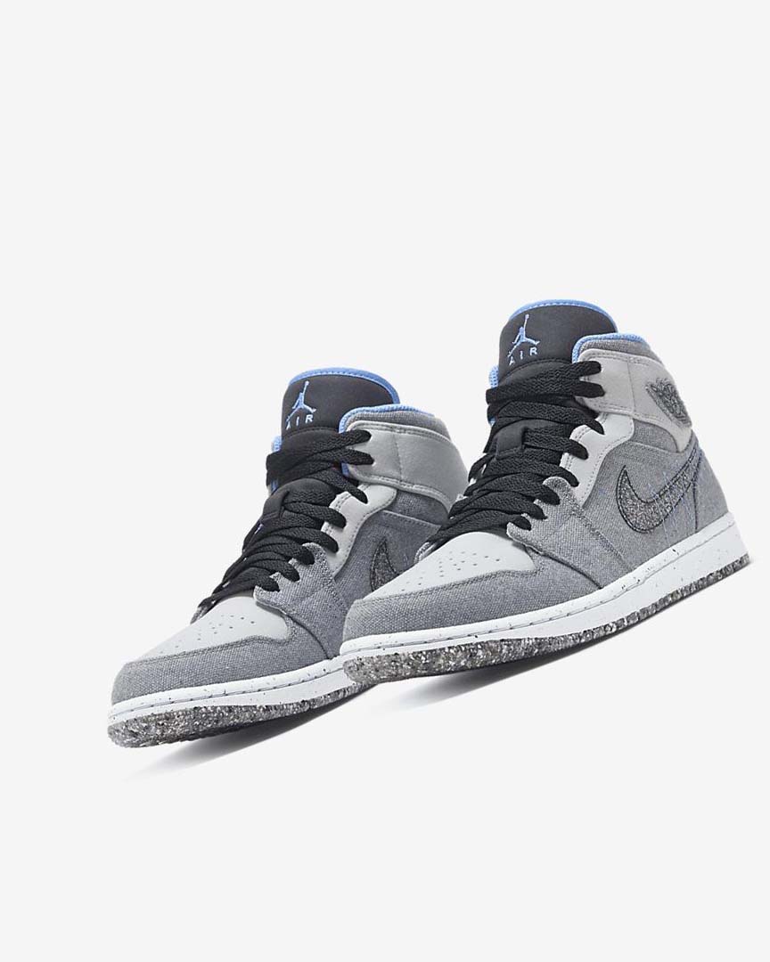 Zapatillas Nike Air Jordan 1 Mid SE Hombre Gris Negras Azules Azules | AR2660