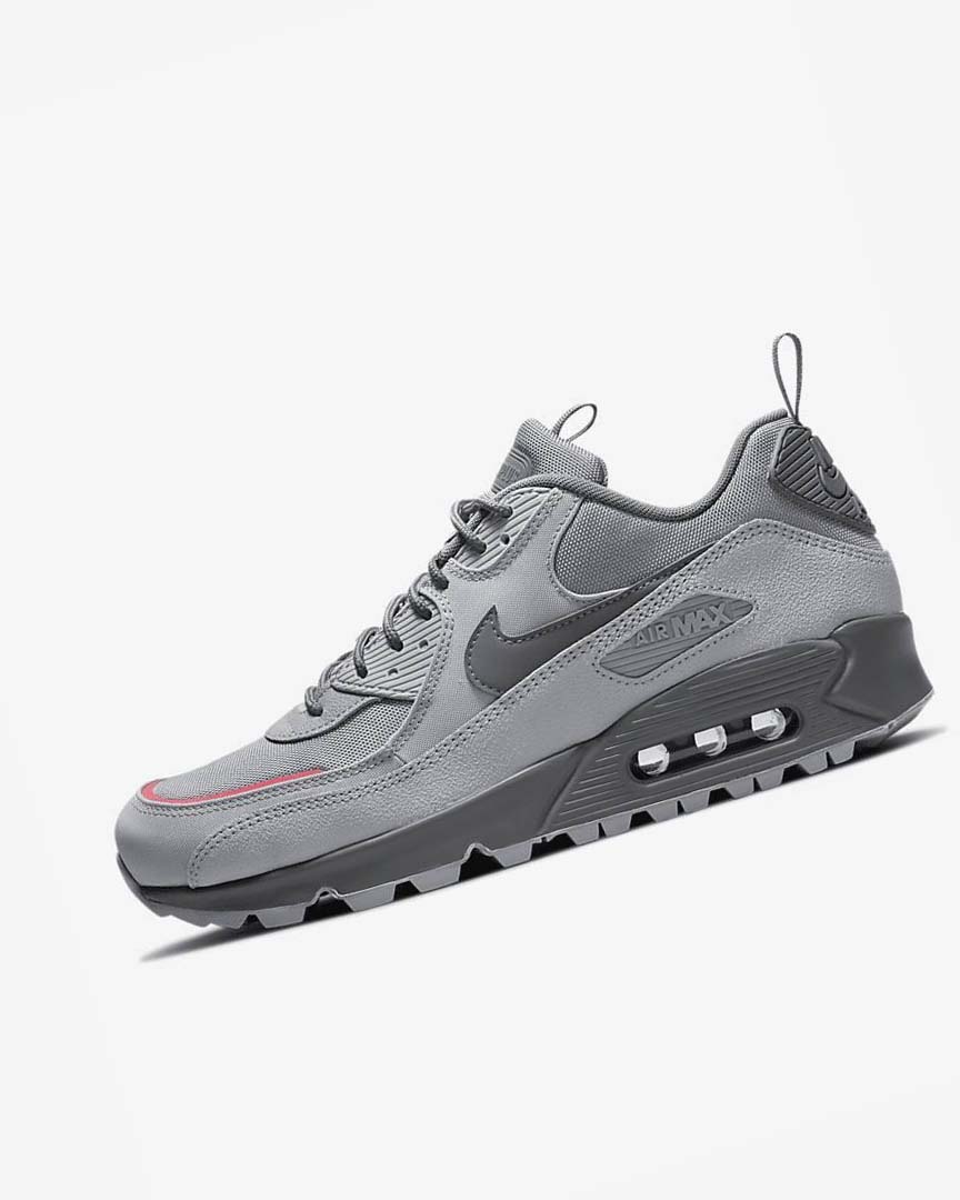 Zapatillas Nike Air Max 90 Surplus Hombre Gris Rosas Azules Claro Gris | AR4731