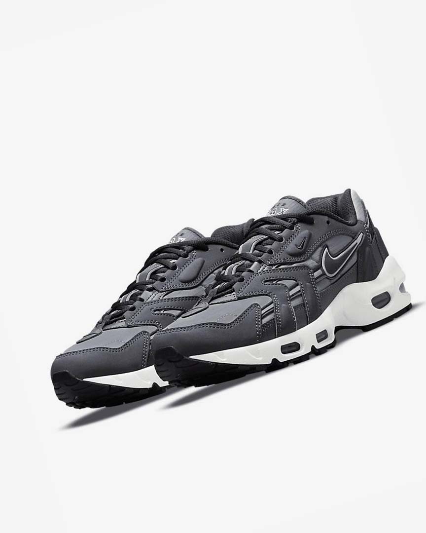 Zapatillas Nike Air Max 96 II Hombre Gris Gris Oscuro Blancas Negras | AR4507