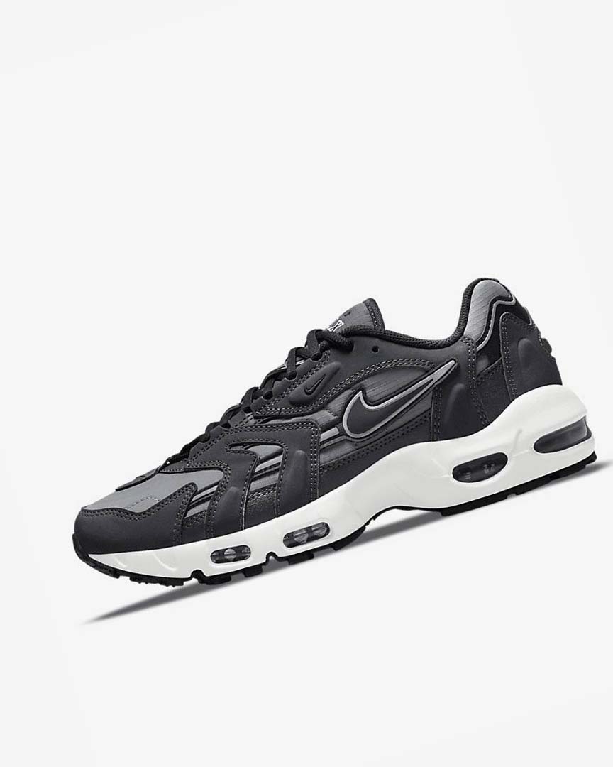 Zapatillas Nike Air Max 96 II Hombre Gris Gris Oscuro Blancas Negras | AR4507