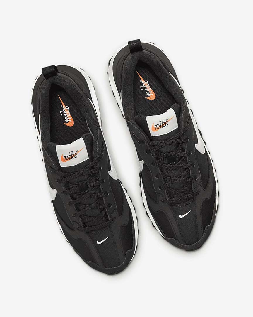 Zapatillas Nike Air Max Dawn Mujer Negras Metal Plateadas Naranjas Blancas | AR2832