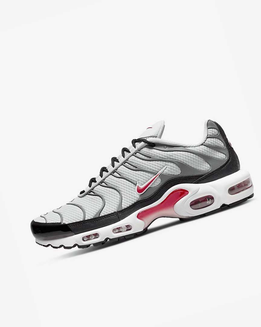 Zapatillas Nike Air Max Plus Hombre Gris Negras Rojas | AR4960