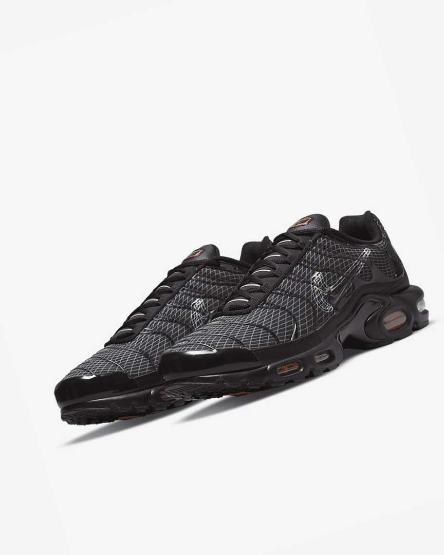 Zapatillas Nike Air Max Plus Hombre Negras Naranjas Gris Blancas | AR2581