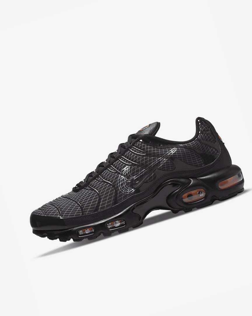 Zapatillas Nike Air Max Plus Hombre Negras Naranjas Gris Blancas | AR2581