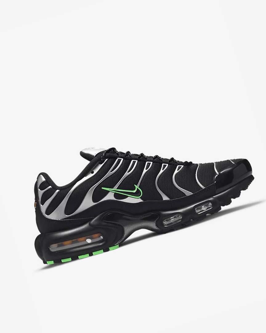 Zapatillas Nike Air Max Plus Hombre Negras Verde Metal Plateadas Negras | AR3246