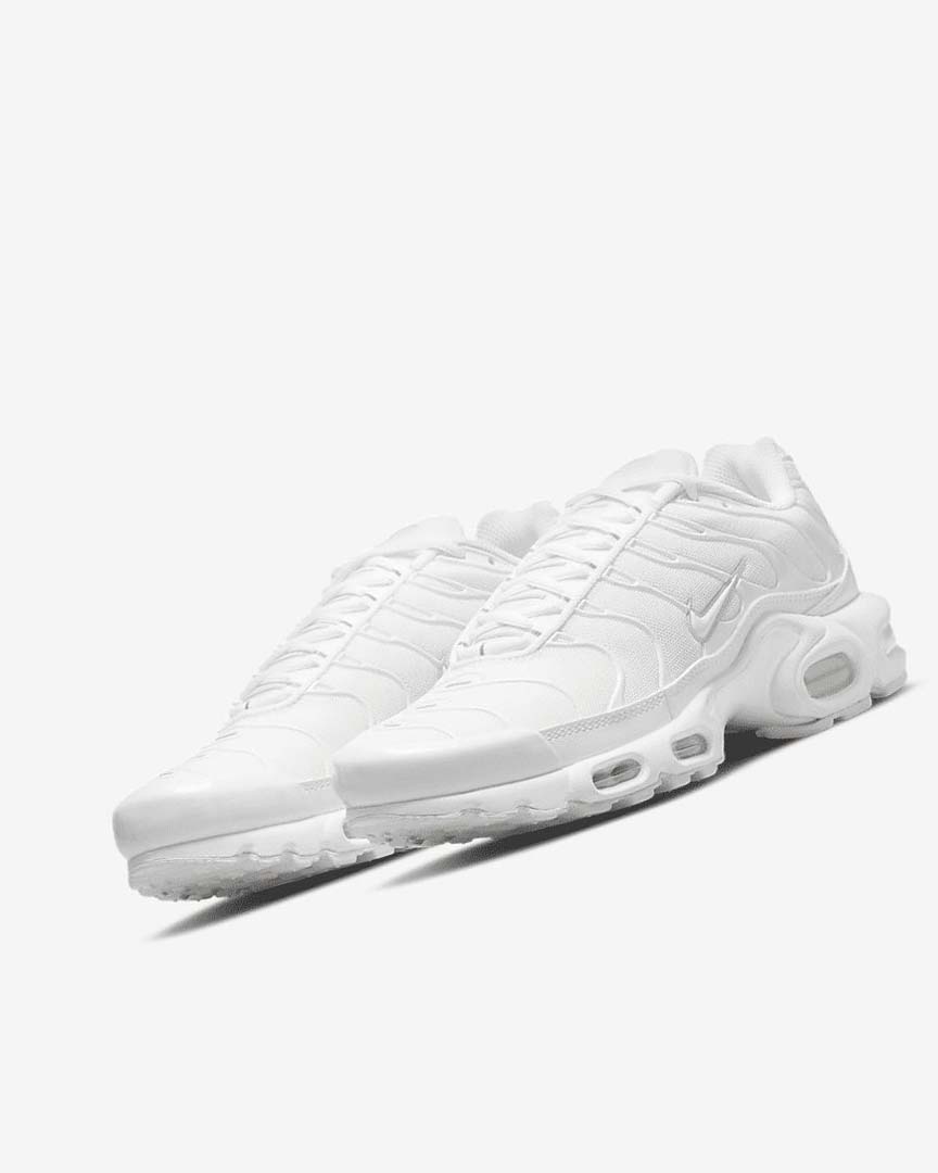 Zapatillas Nike Air Max Plus Mujer Blancas Plateadas Blancas | AR4850