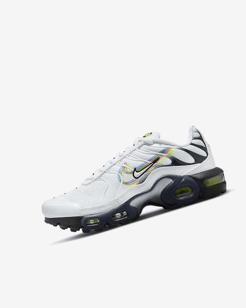 Zapatillas Nike Air Max Plus Niña Blancas Gris Azules | AR2690