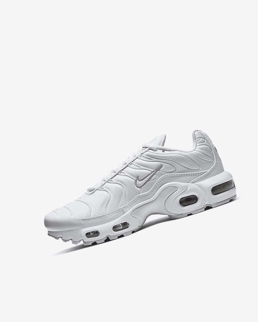 Zapatillas Nike Air Max Plus Niña Blancas Metal Plateadas Blancas | AR3178