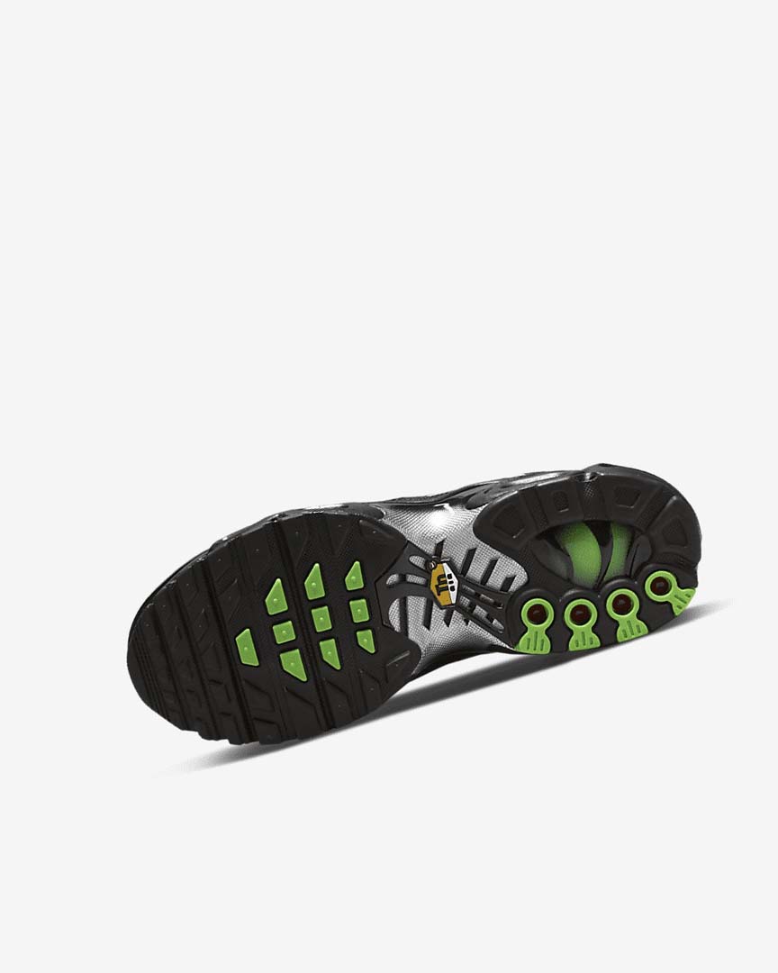 Zapatillas Nike Air Max Plus Niña Negras Verde Metal Plateadas Negras | AR2969