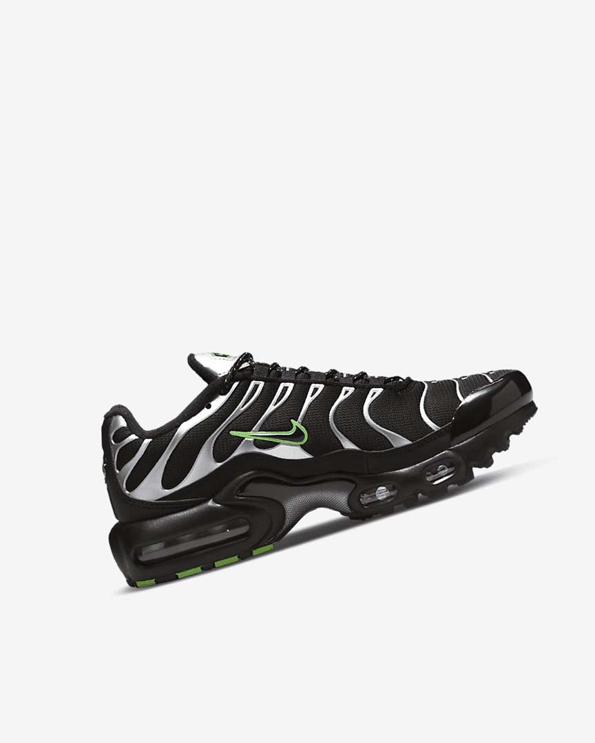 Zapatillas Nike Air Max Plus Niña Negras Verde Metal Plateadas Negras | AR2969