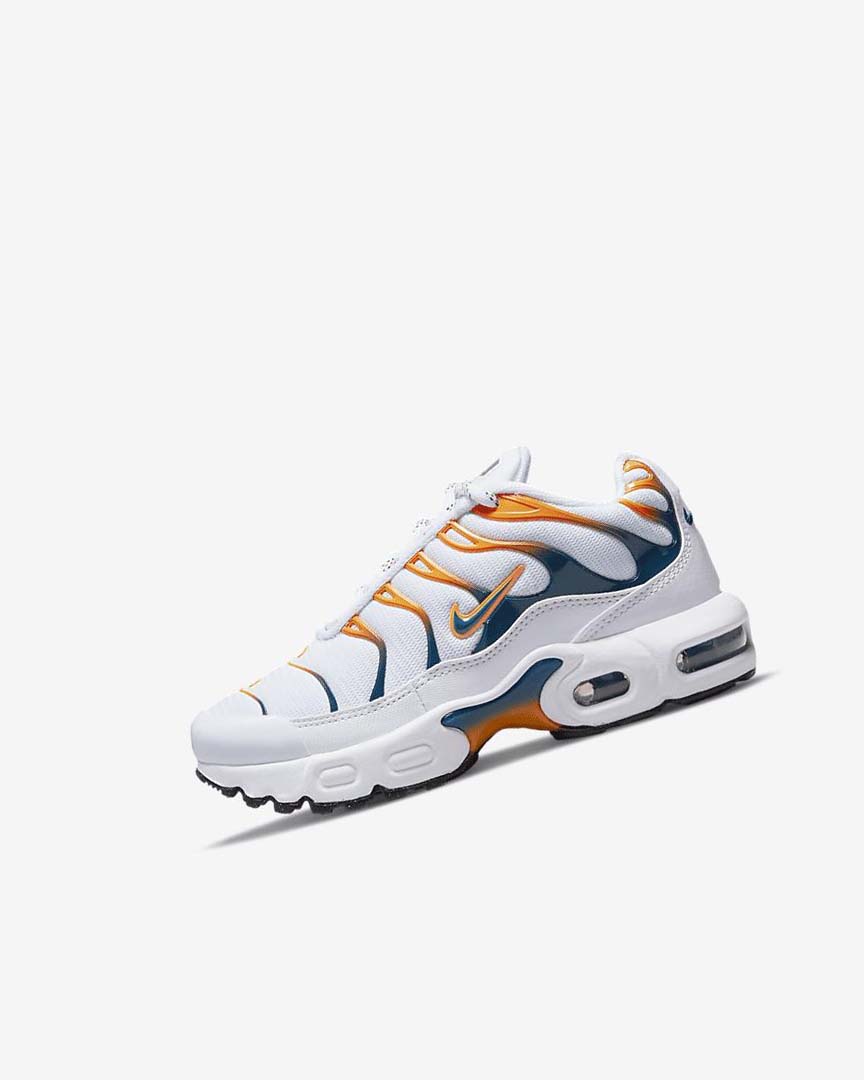 Zapatillas Nike Air Max Plus Niño Blancas Negras | AR2616