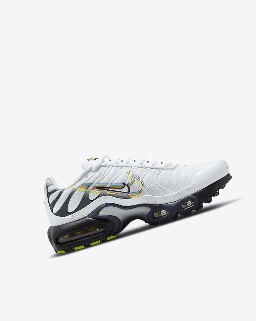 Zapatillas Nike Air Max Plus Niño Blancas Gris Azules | AR5008