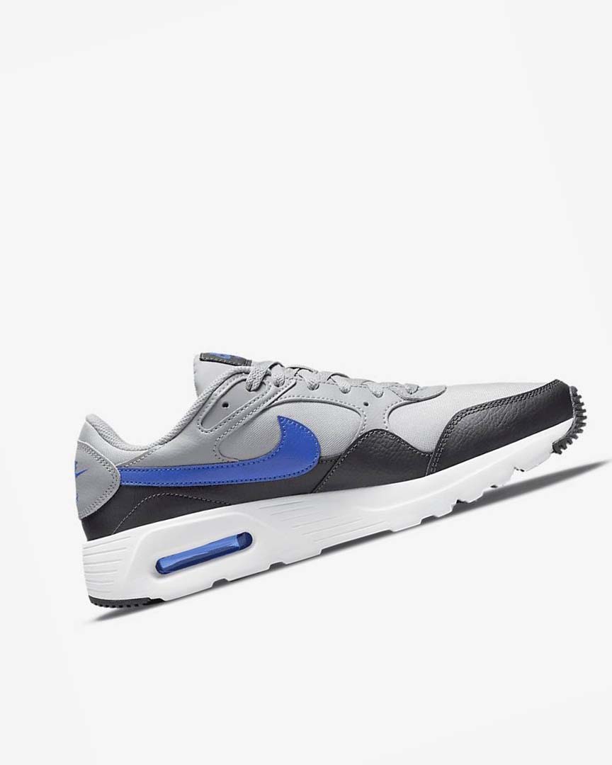 Zapatillas Nike Air Max SC Hombre Gris Claro Gris Oscuro Blancas Azul Real | AR2294