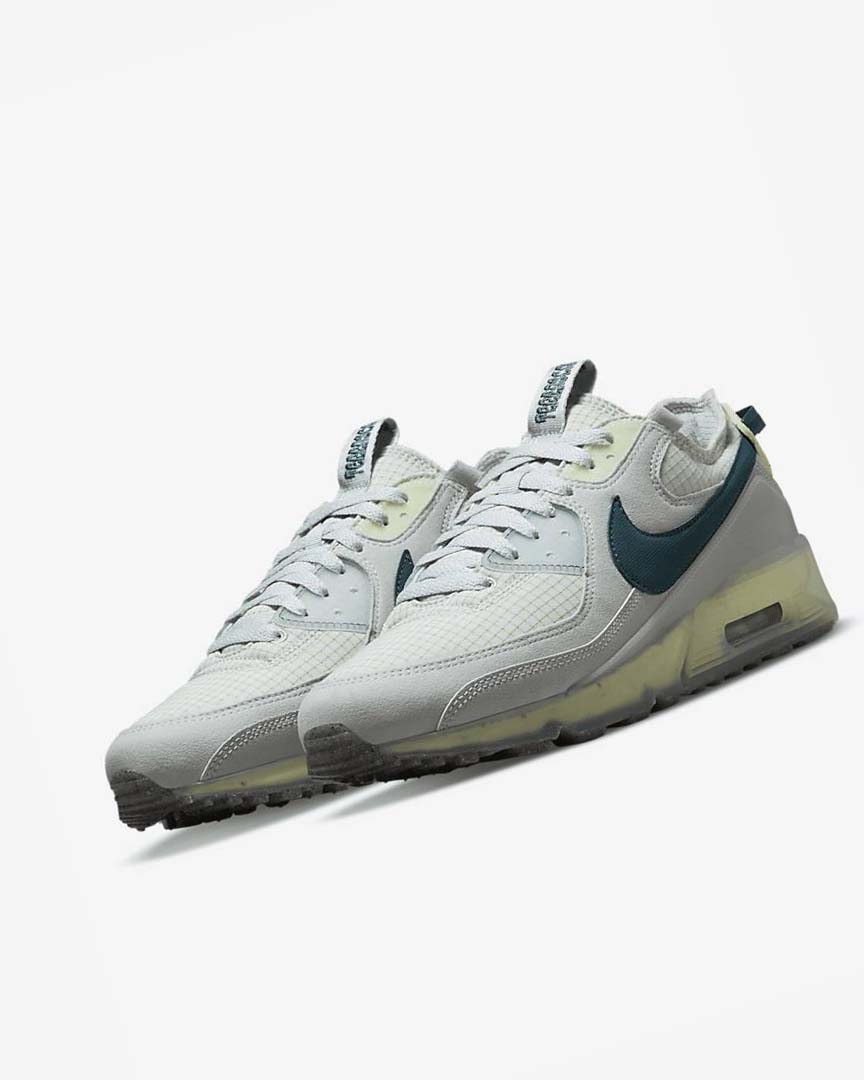 Zapatillas Nike Air Max Terrascape 90 Hombre Gris Verde Claro Turquesa Oscuro Verde | AR2925