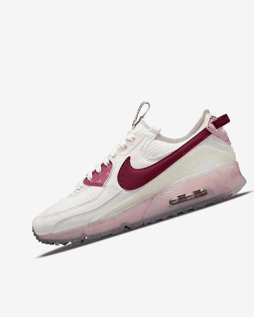 Zapatillas Nike Air Max Terrascape 90 Mujer Blancas Rosas Burdeos | AR3236