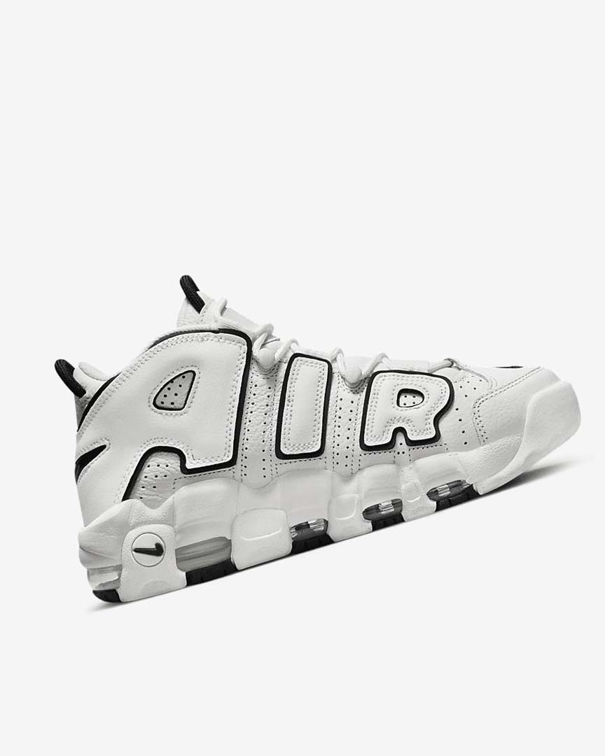 Zapatillas Nike Air More Uptempo Mujer Blancas Negras | AR4621