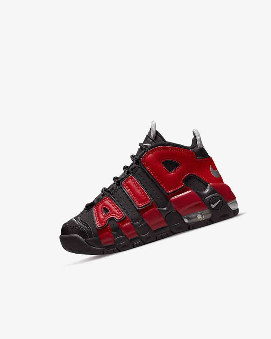 Zapatillas Nike Air More Uptempo Niña Negras Azul Marino Blancas Rojas | AR1157