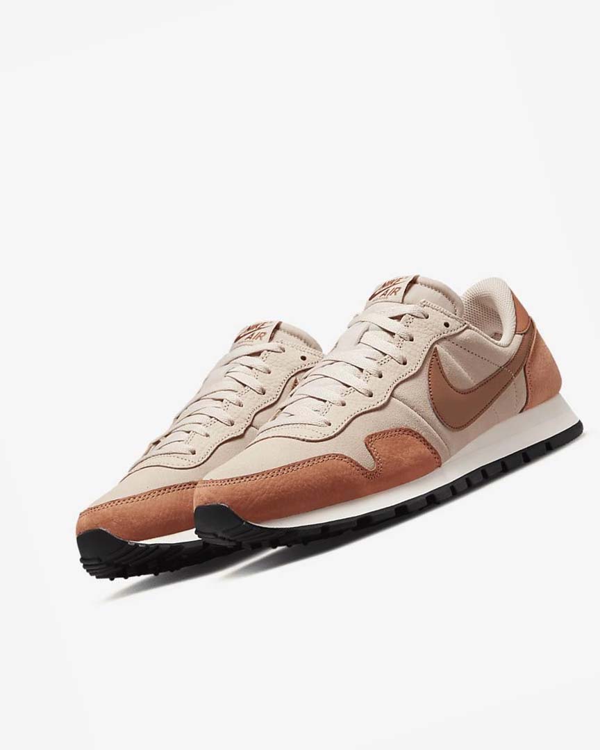 Zapatillas Nike Air Pegasus 83 PRM Hombre Kaki Gris Kaki Rosas Marrones Claro Rojas | AR5253