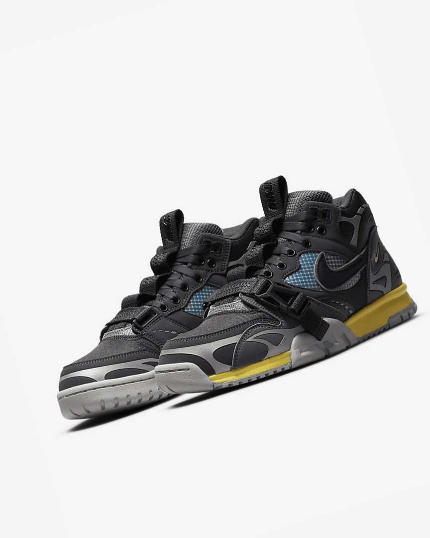 Zapatillas Nike Air Trainer 1 SP Hombre Gris Oscuro Gris Negras | AR1135