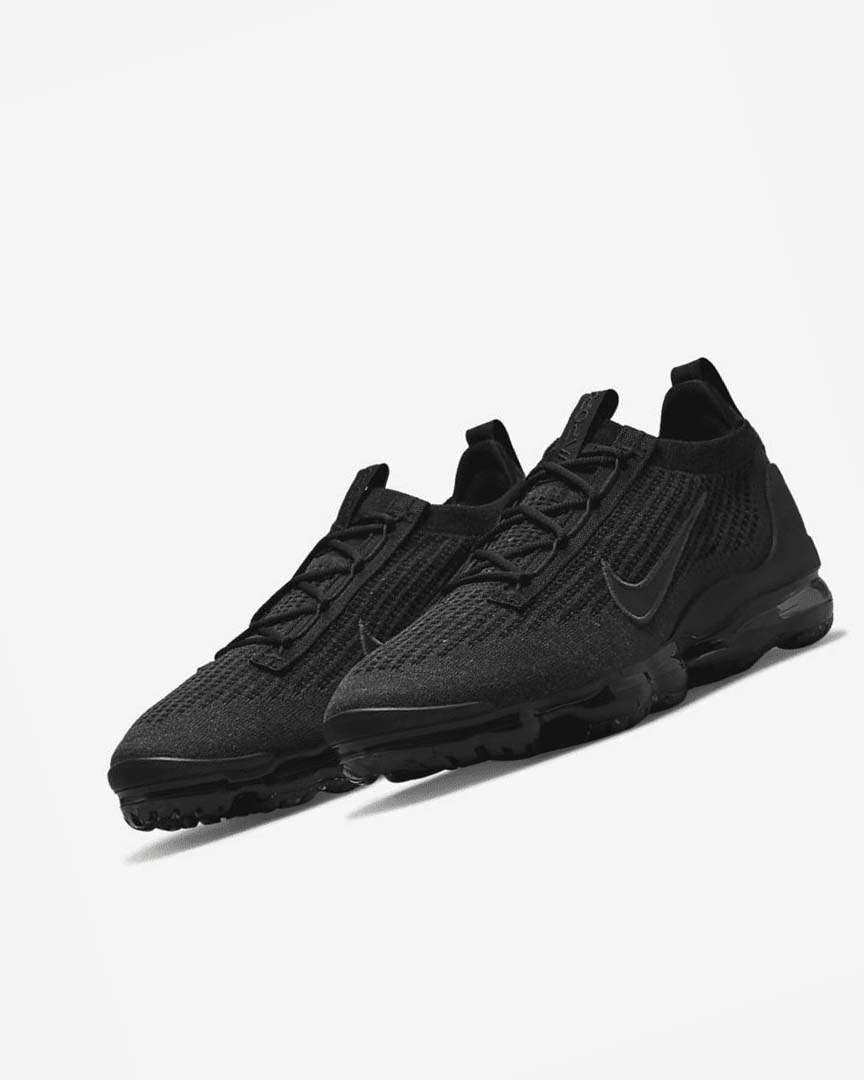 Zapatillas Nike Air VaporMax 2021 FK Hombre Negras Negras Gris Oscuro Negras | AR5230