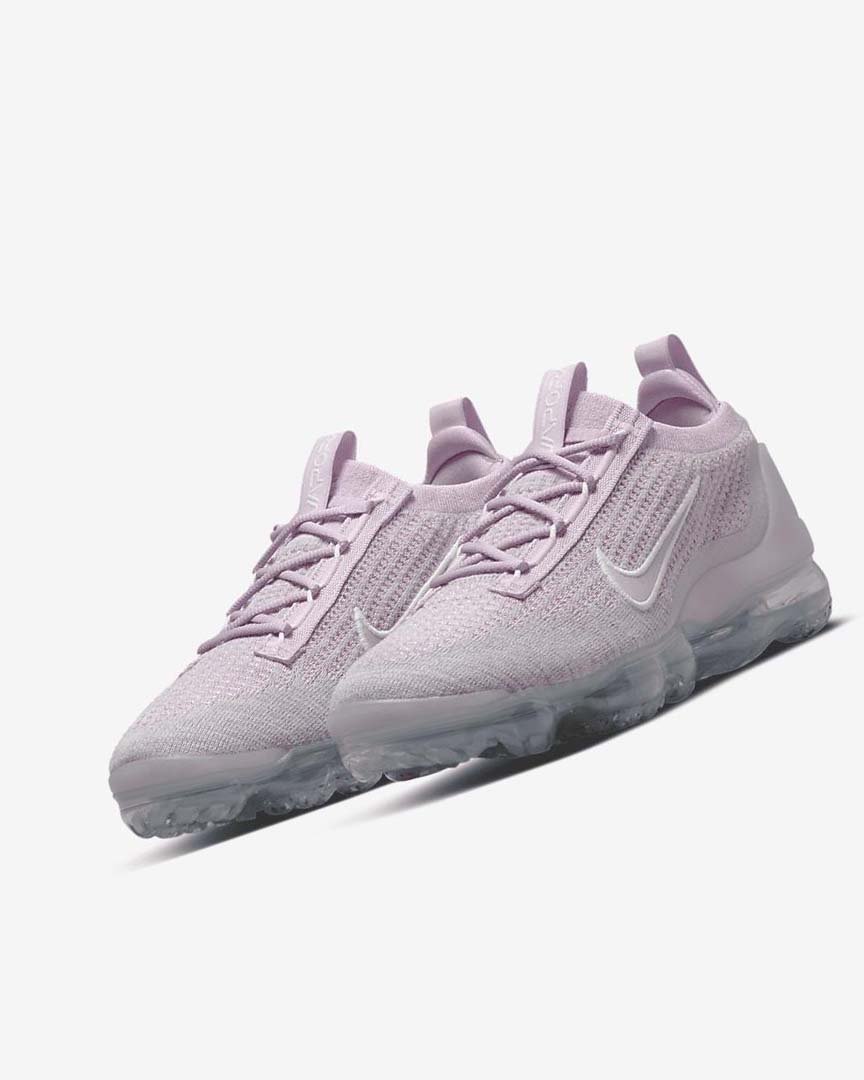 Zapatillas Nike Air VaporMax 2021 FK Mujer Rosas Claro Blancas Metal Plateadas Moradas | AR5066