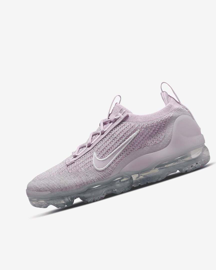 Zapatillas Nike Air VaporMax 2021 FK Mujer Rosas Claro Blancas Metal Plateadas Moradas | AR5066