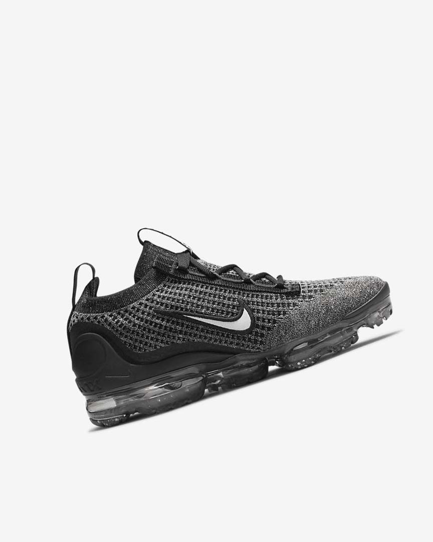 Zapatillas Nike Air VaporMax 2021 FK Niña Negras Blancas Gris Oscuro Negras | AR2509