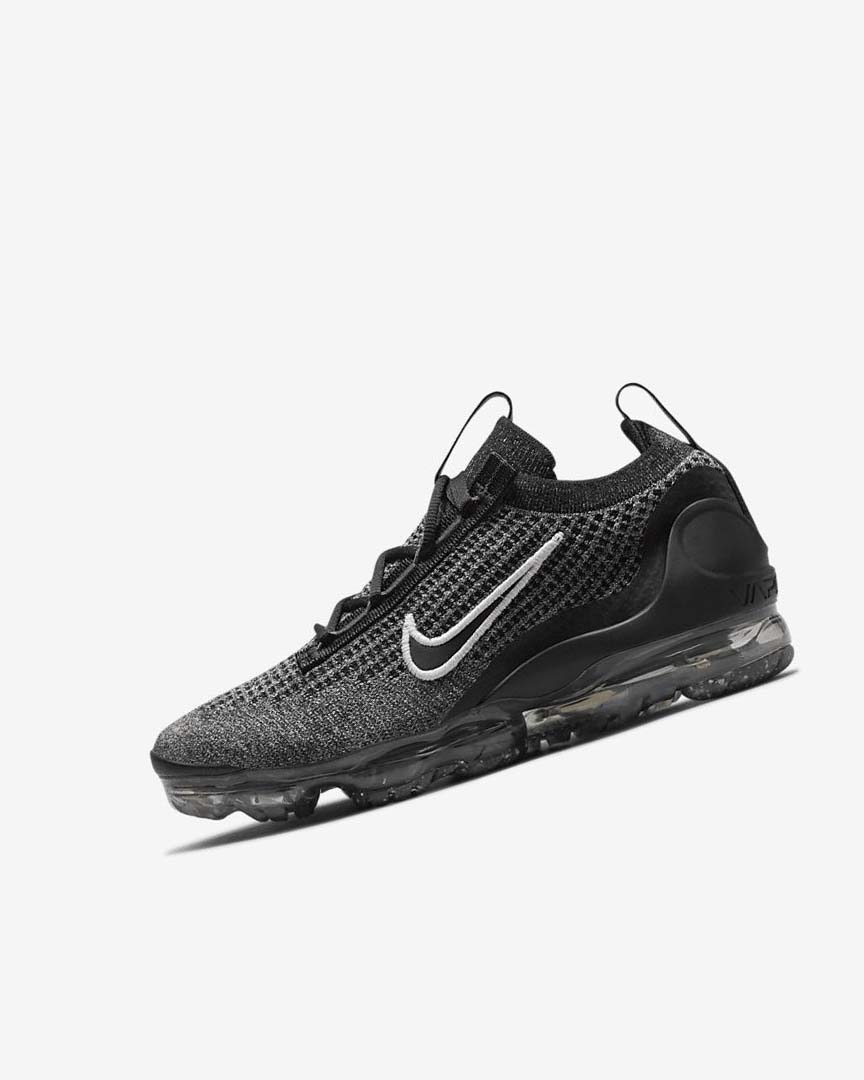 Zapatillas Nike Air VaporMax 2021 FK Niña Negras Blancas Gris Oscuro Negras | AR2509