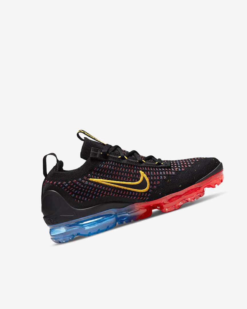 Zapatillas Nike Air VaporMax 2021 FK Niño Negras Azules Rojas Claro Doradas | AR2560