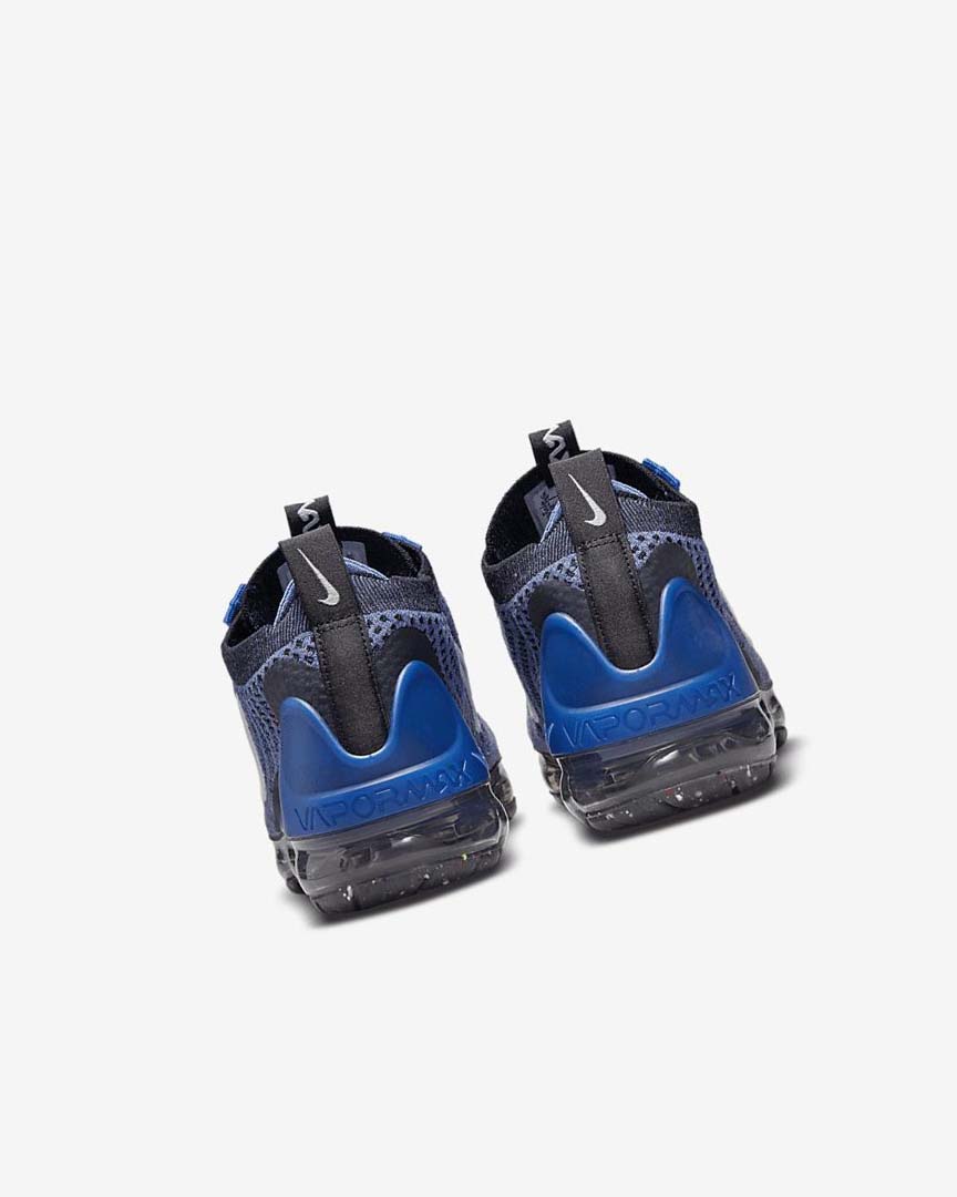 Zapatillas Nike Air VaporMax 2021 FK Niña Azul Real Blancas Gris Oscuro Negras | AR2995