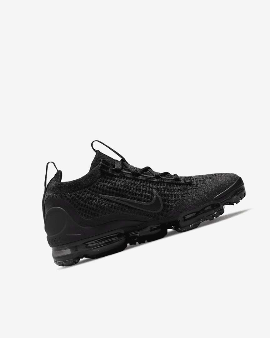 Zapatillas Nike Air VaporMax 2021 FK Niño Negras Negras Gris Oscuro Negras | AR5369