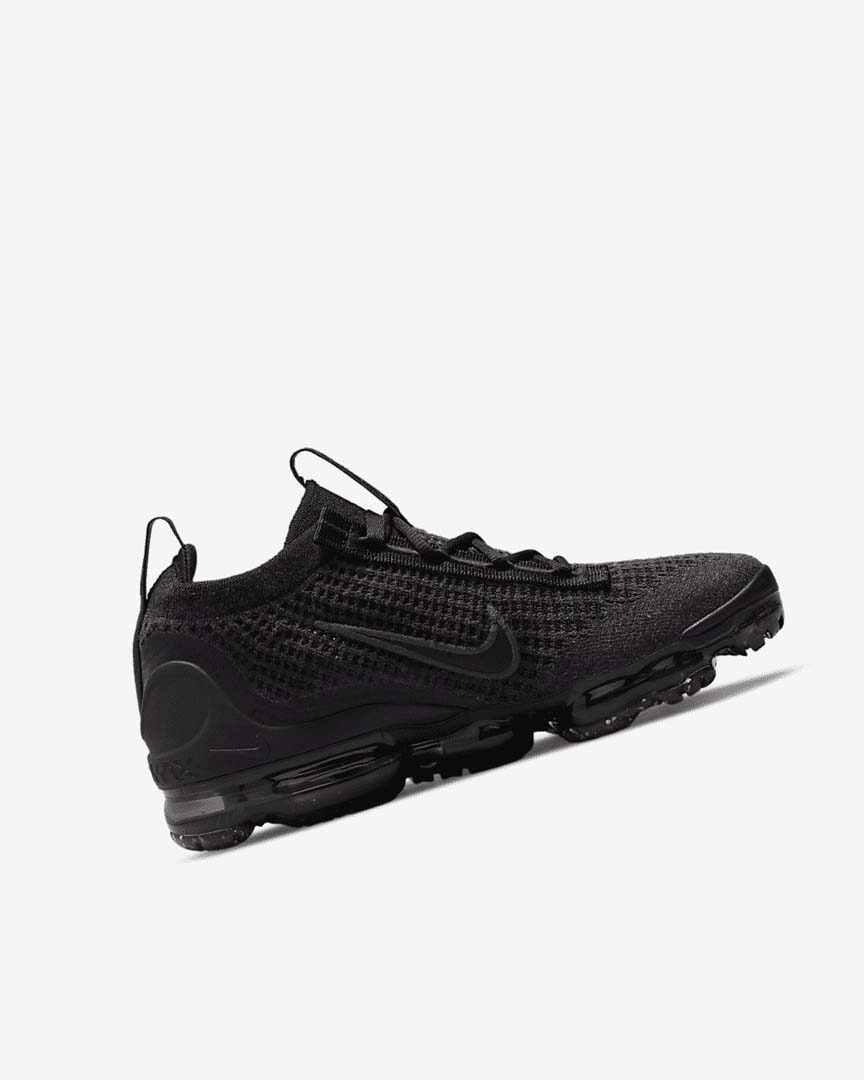 Zapatillas Nike Air VaporMax 2021 FK Niña Negras Negras Gris Oscuro Negras | AR5401