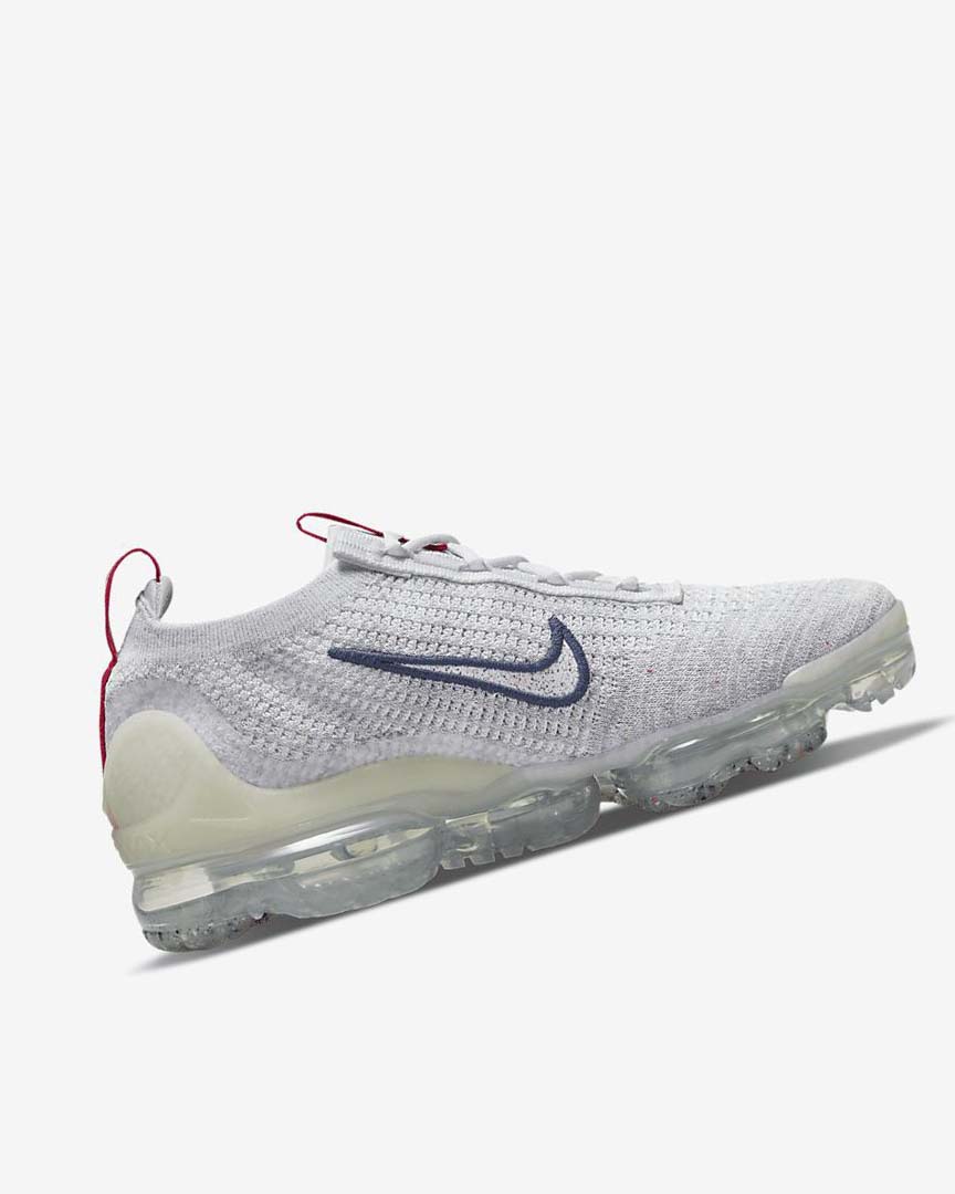 Zapatillas Nike Air VaporMax 2021 Flyknit Mujer Azul Marino Blancas | AR5518