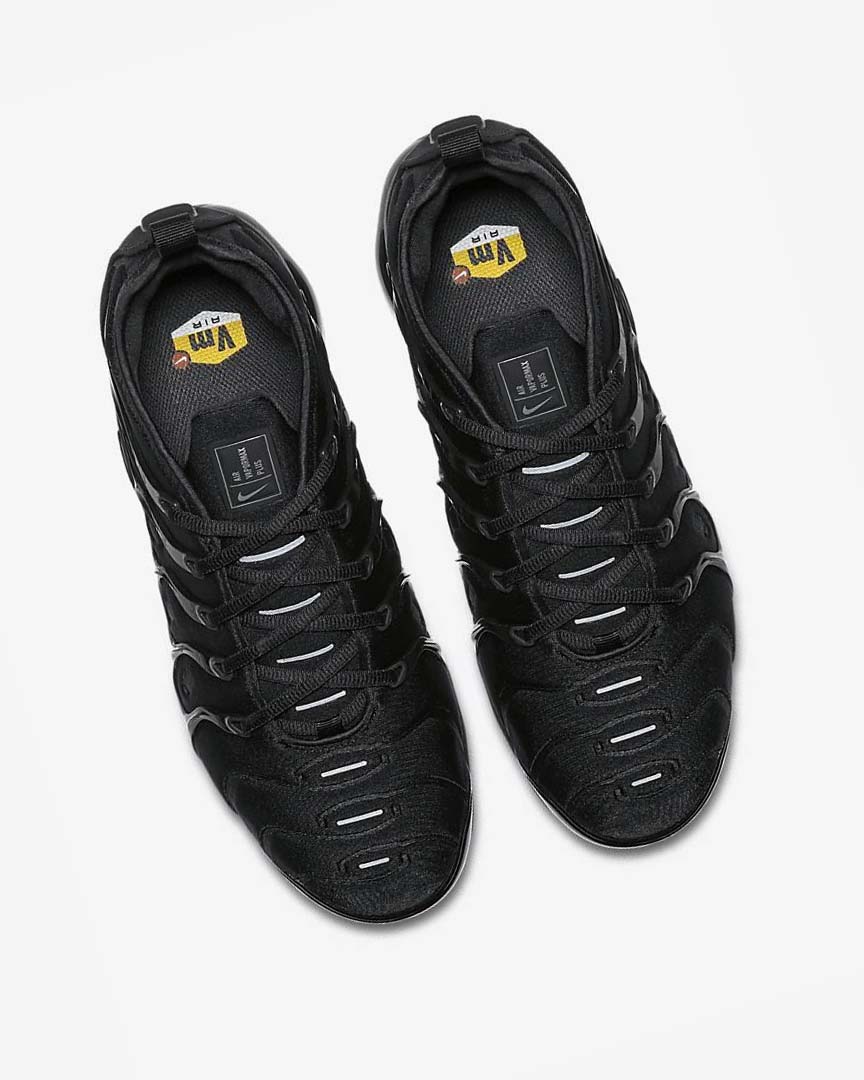 Zapatillas Nike Air VaporMax Plus Hombre Negras Negras Gris Oscuro | AR2816