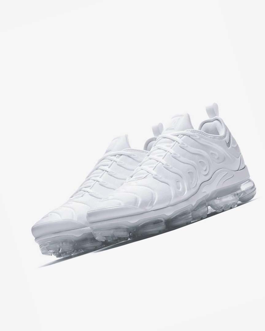 Zapatillas Nike Air VaporMax Plus Hombre Blancas Plateadas Blancas | AR5478